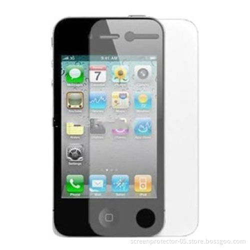 Clear/Anti-fingerprint Screen Protector for iPhone4/4S, No Bubble and Finger-free